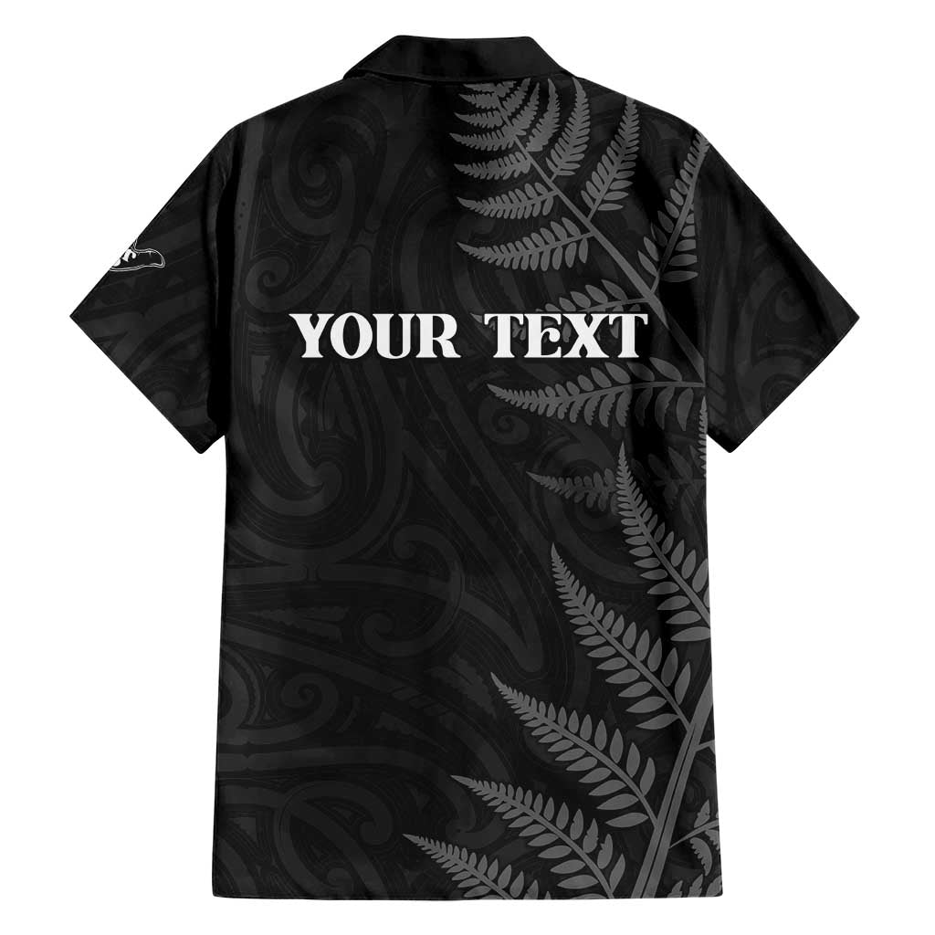 Personalised New Zealand Chur Bro Family Matching Tank Maxi Dress and Hawaiian Shirt Maori Koru With Silver Fern