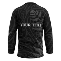 Personalised New Zealand Chur Bro Hockey Jersey Maori Koru With Silver Fern LT05 - Polynesian Pride