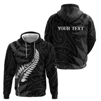 Personalised New Zealand Chur Bro Hoodie Maori Koru With Silver Fern LT05 - Polynesian Pride