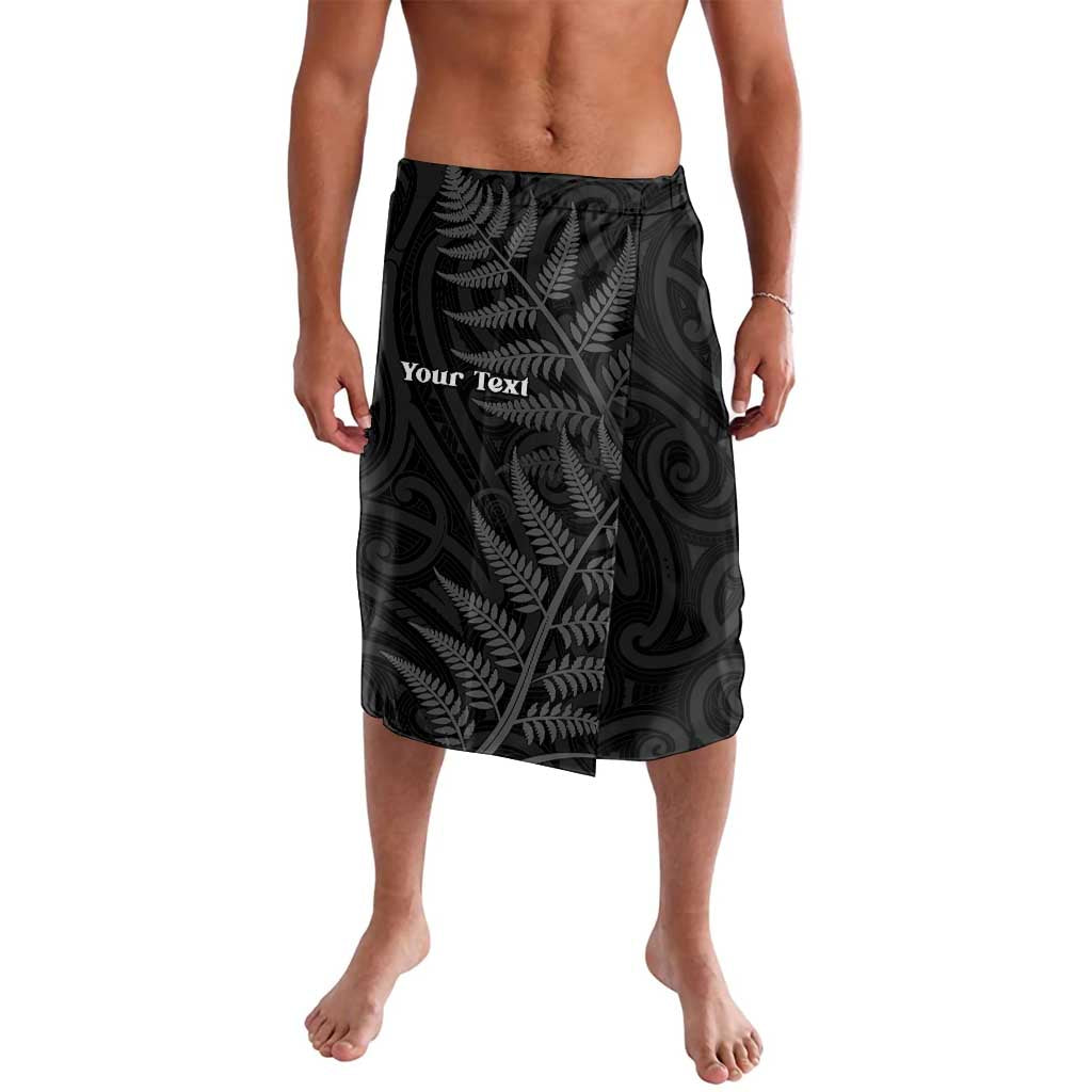 Personalised New Zealand Chur Bro Lavalava Maori Koru With Silver Fern