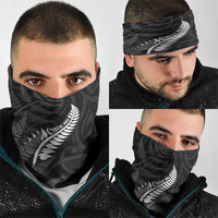 New Zealand Chur Bro Neck Gaiter Maori Koru With Silver Fern