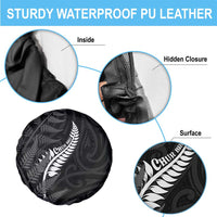 New Zealand Chur Bro Spare Tire Cover Maori Koru With Silver Fern LT05 - Polynesian Pride