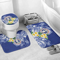 Northern Mariana Islands Bathroom Set Polynesian Pattern With Frangipani