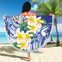 Northern Mariana Islands Beach Blanket Polynesian Pattern With Frangipani