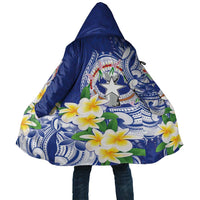 Northern Mariana Islands Cloak Polynesian Pattern With Frangipani