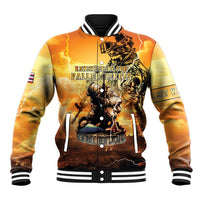 Hawaii Memorial Day Baseball Jacket Remember Their Sacrifice