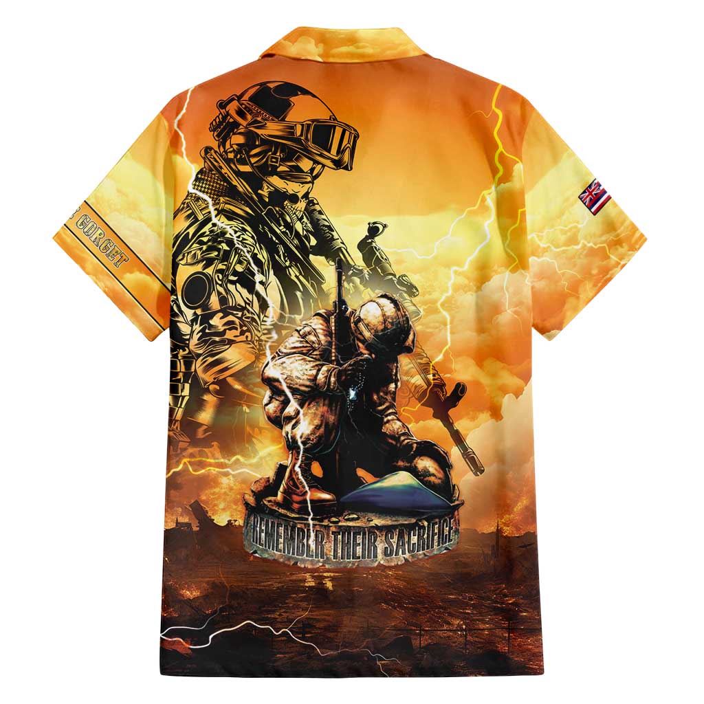 Hawaii Memorial Day Family Matching Long Sleeve Bodycon Dress and Hawaiian Shirt Remember Their Sacrifice