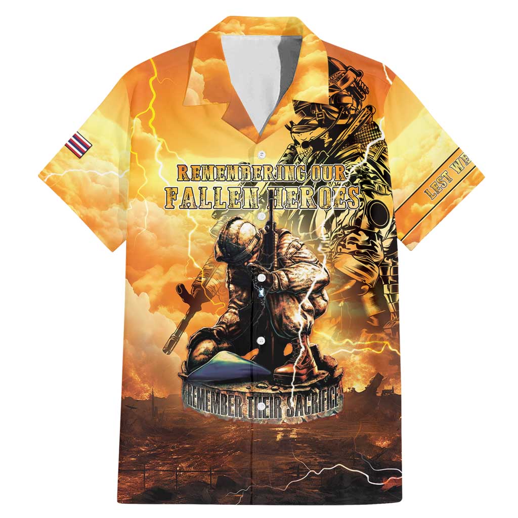 Hawaii Memorial Day Family Matching Mermaid Dress and Hawaiian Shirt Remember Their Sacrifice