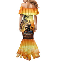 Hawaii Memorial Day Family Matching Mermaid Dress and Hawaiian Shirt Remember Their Sacrifice