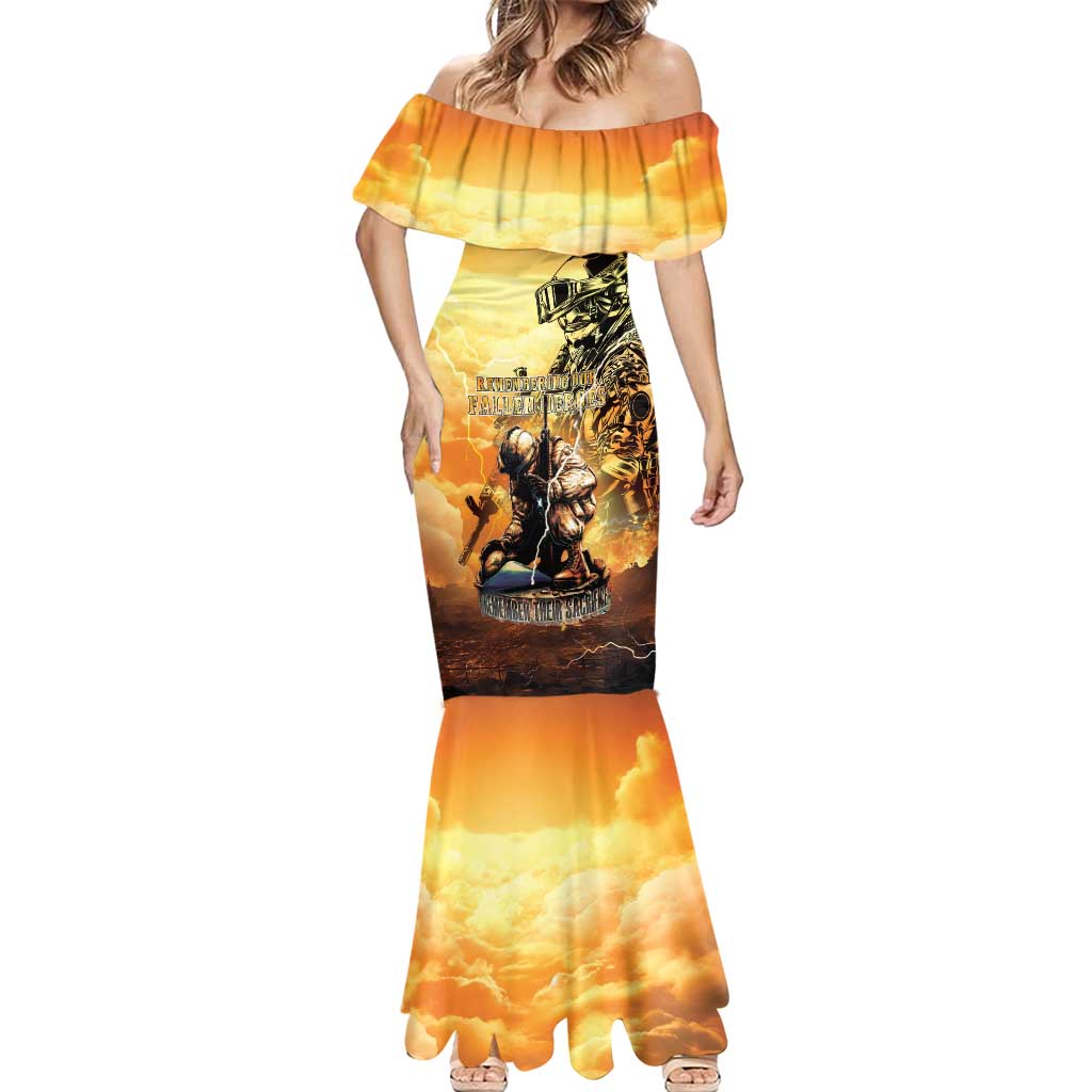 Hawaii Memorial Day Mermaid Dress Remember Their Sacrifice