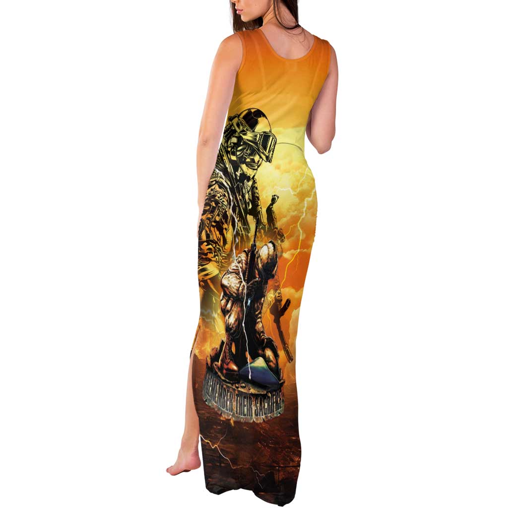 Hawaii Memorial Day Tank Maxi Dress Remember Their Sacrifice