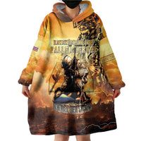 Hawaii Memorial Day Wearable Blanket Hoodie Remember Their Sacrifice