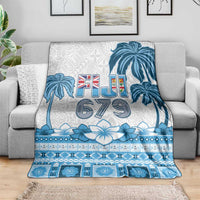 Fiji 679 Constitution Day Blanket Fijian Tapa Pattern