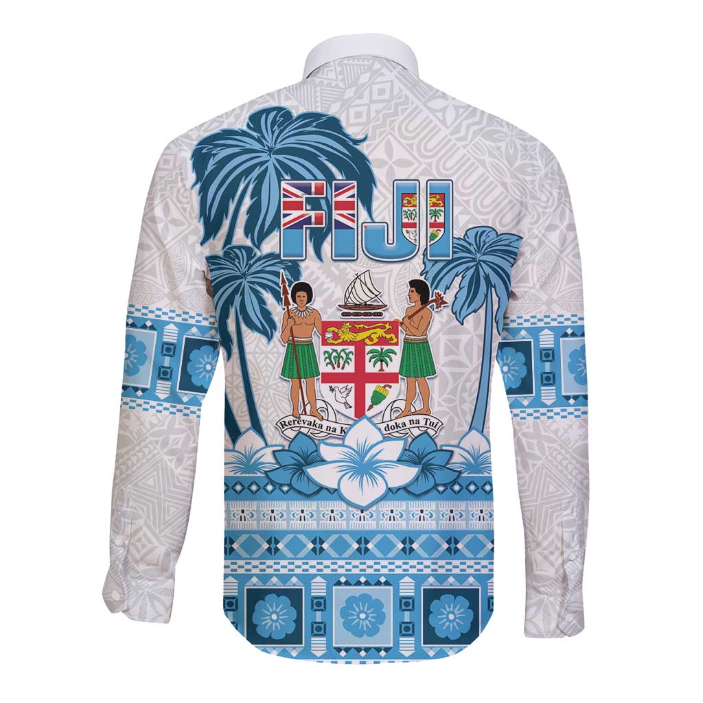 Fiji 679 Constitution Day Long Sleeve Button Shirt Fijian Tapa Pattern