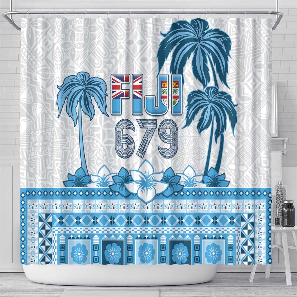 Fiji 679 Constitution Day Shower Curtain Fijian Tapa Pattern