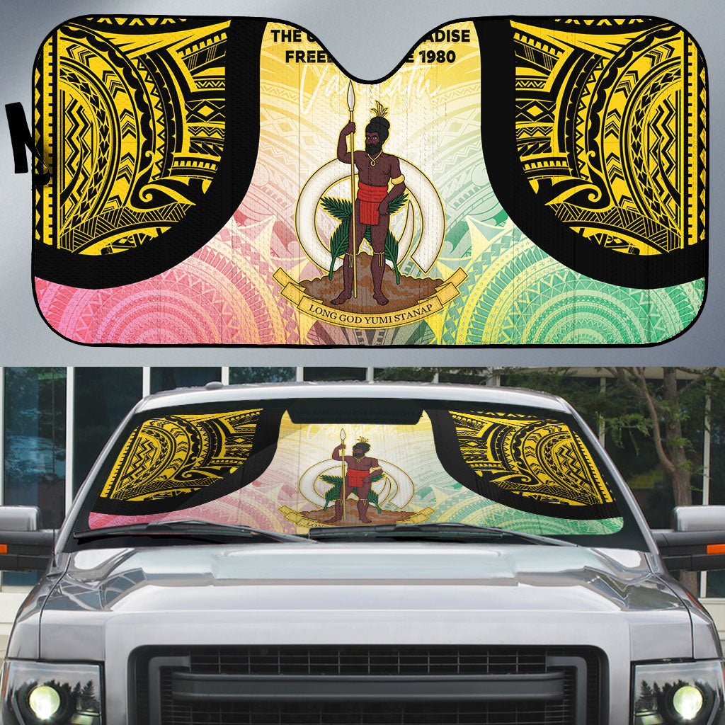 Vanuatu Independence Day Auto Sun Shade The Untouched Paradise