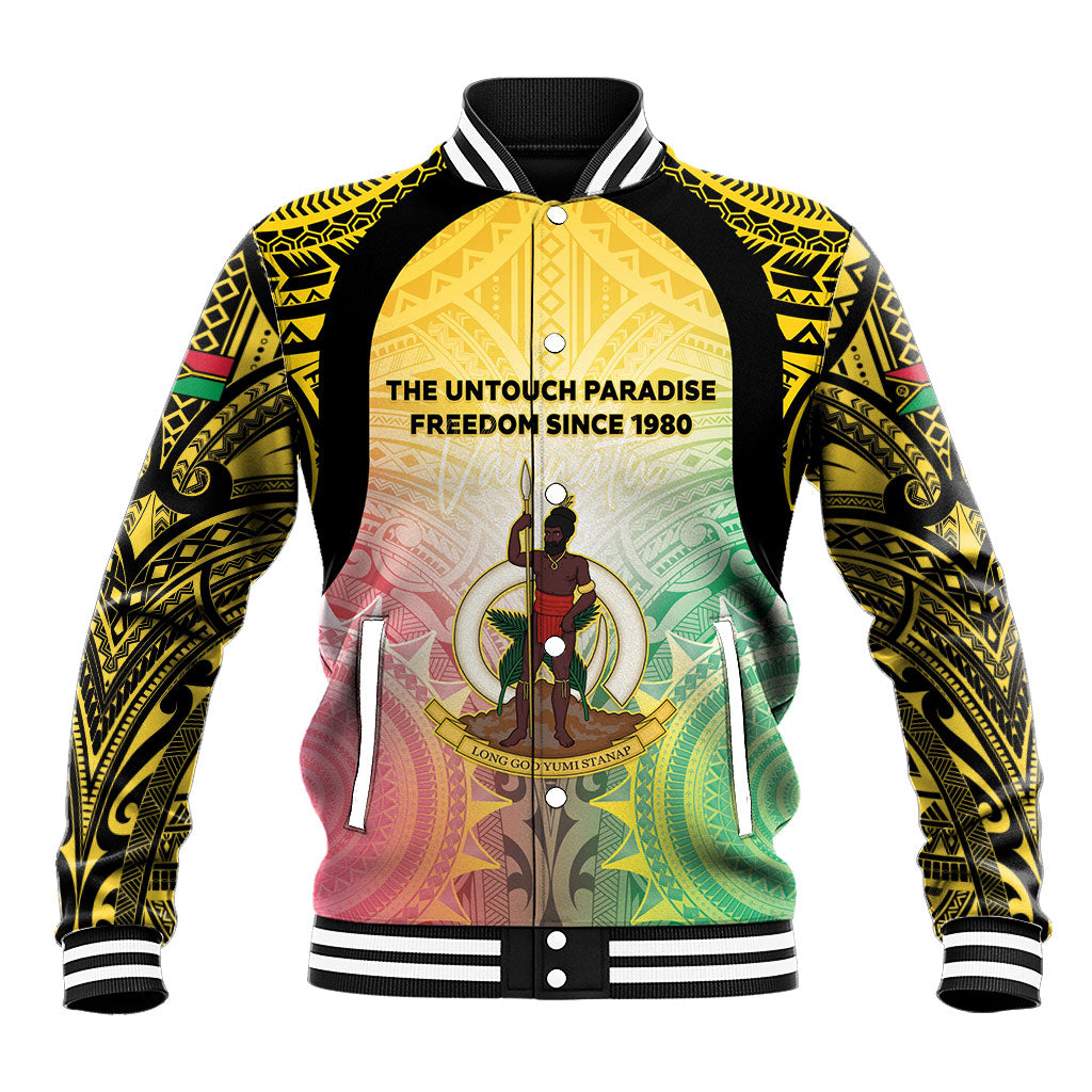 Vanuatu Independence Day Baseball Jacket The Untouched Paradise