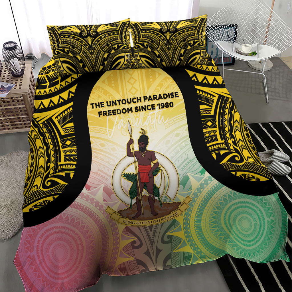 Vanuatu Independence Day Bedding Set The Untouched Paradise