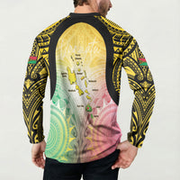 Vanuatu Independence Day Button Sweatshirt The Untouched Paradise