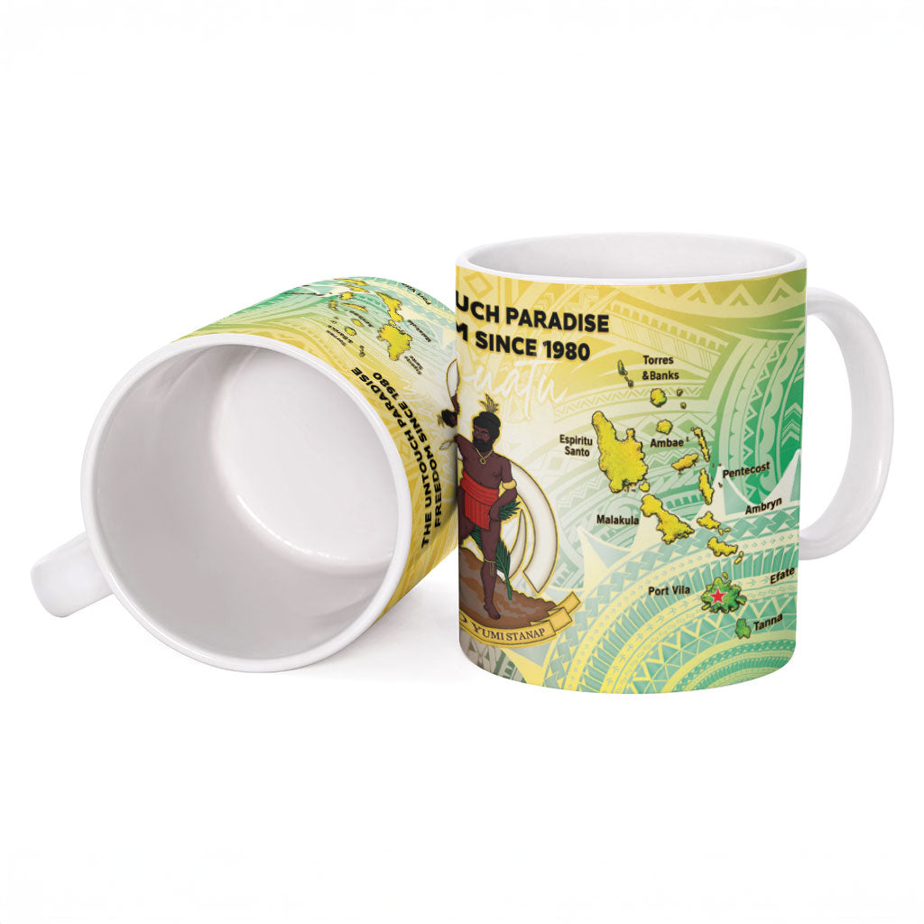Vanuatu Independence Day Ceramic Mug The Untouched Paradise