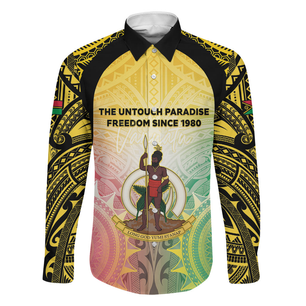 Vanuatu Independence Day Family Matching Summer Maxi Dress and Hawaiian Shirt The Untouched Paradise