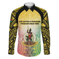 Vanuatu Independence Day Family Matching Tank Maxi Dress and Hawaiian Shirt The Untouched Paradise