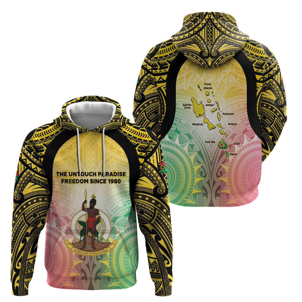 Vanuatu Independence Day Hoodie The Untouched Paradise