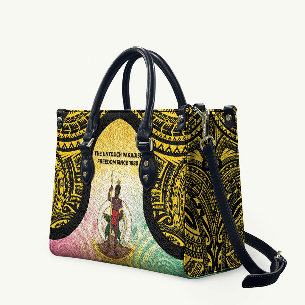 Vanuatu Independence Day Leather Bag The Untouched Paradise