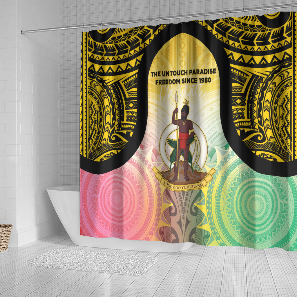 Vanuatu Independence Day Shower Curtain The Untouched Paradise