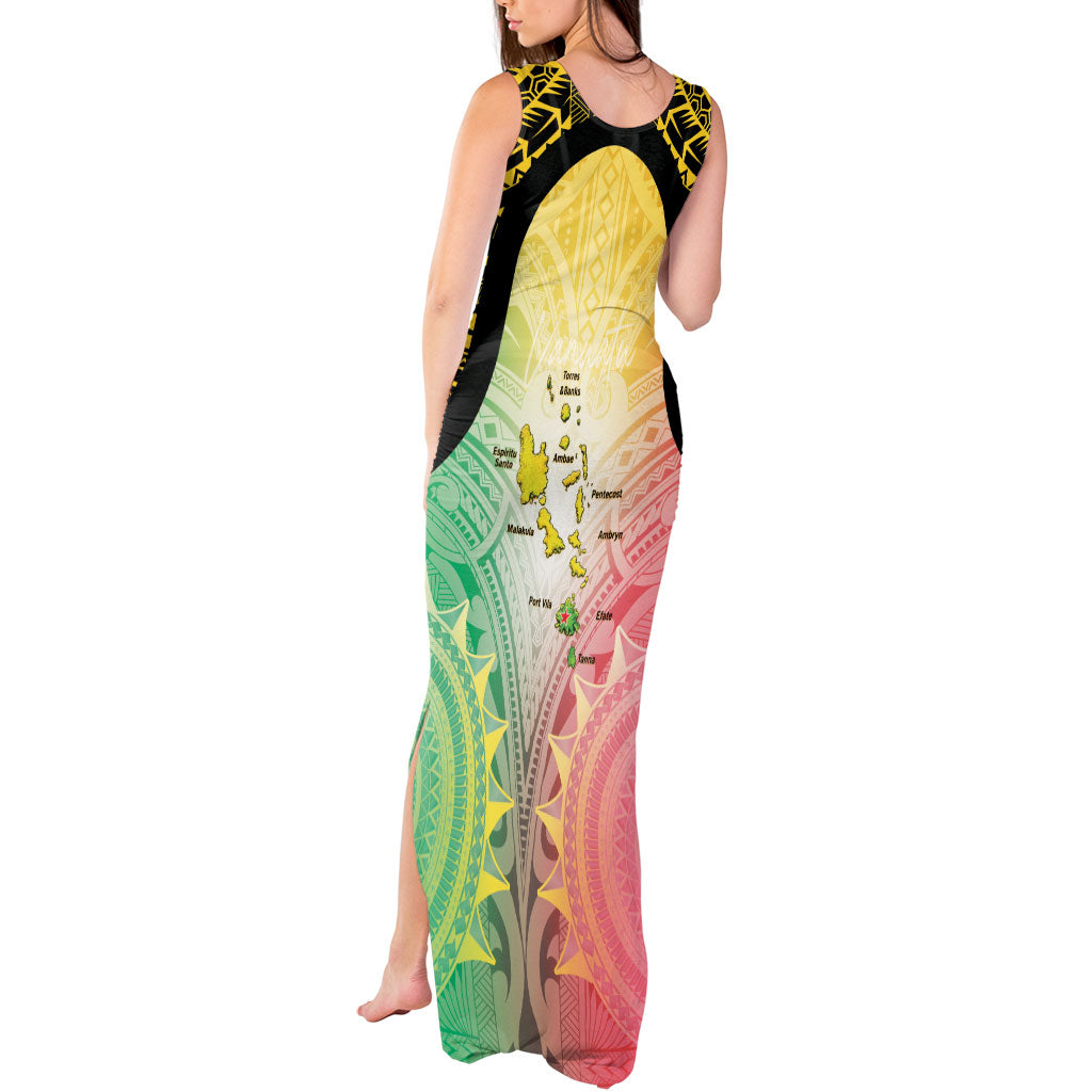 Vanuatu Independence Day Tank Maxi Dress The Untouched Paradise