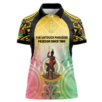 Vanuatu Independence Day Women Polo Shirt The Untouched Paradise