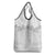 Samoa Lotu Tamaiti Grocery Bag White Sunday Polynesian Pattern With Tropical Flowers