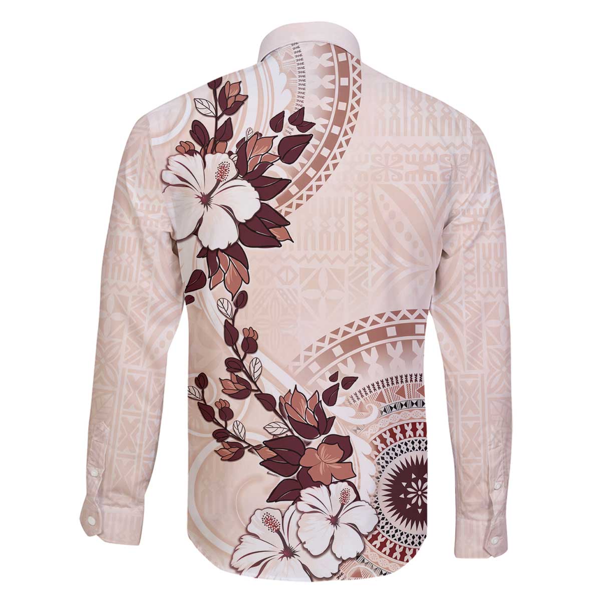 Bula Fiji Language Week Family Matching Puletasi and Hawaiian Shirt Fijian Tapa Pattern With Tagimoucia Flower