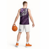 Hawaii Queen Liliuokalani Basketball Jersey Hawaiian Maile Lei Flag Style LT05 - Polynesian Pride