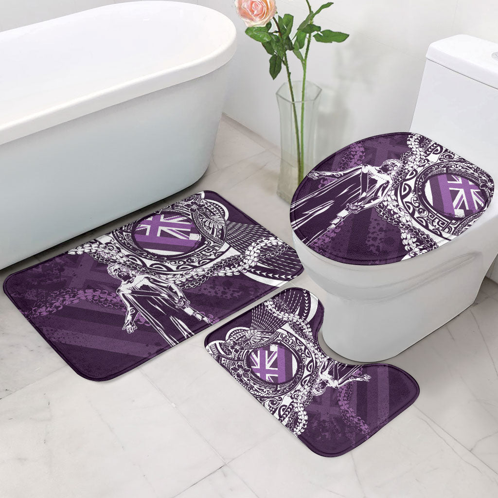 Hawaii Queen Liliuokalani Bathroom Set Hawaiian Maile Lei Flag Style LT05 - Polynesian Pride
