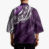 Hawaii Queen Liliuokalani Kimono Hawaiian Maile Lei Flag Style LT05 - Polynesian Pride