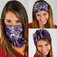 Hawaii Queen Liliuokalani Neck Gaiter Hawaiian Maile Lei Flag Style LT05 - Polynesian Pride