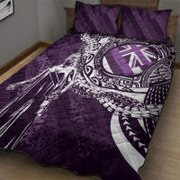 Hawaii Queen Liliuokalani Quilt Bed Set Hawaiian Maile Lei Flag Style LT05 - Polynesian Pride