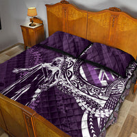 Hawaii Queen Liliuokalani Quilt Bed Set Hawaiian Maile Lei Flag Style LT05 - Polynesian Pride