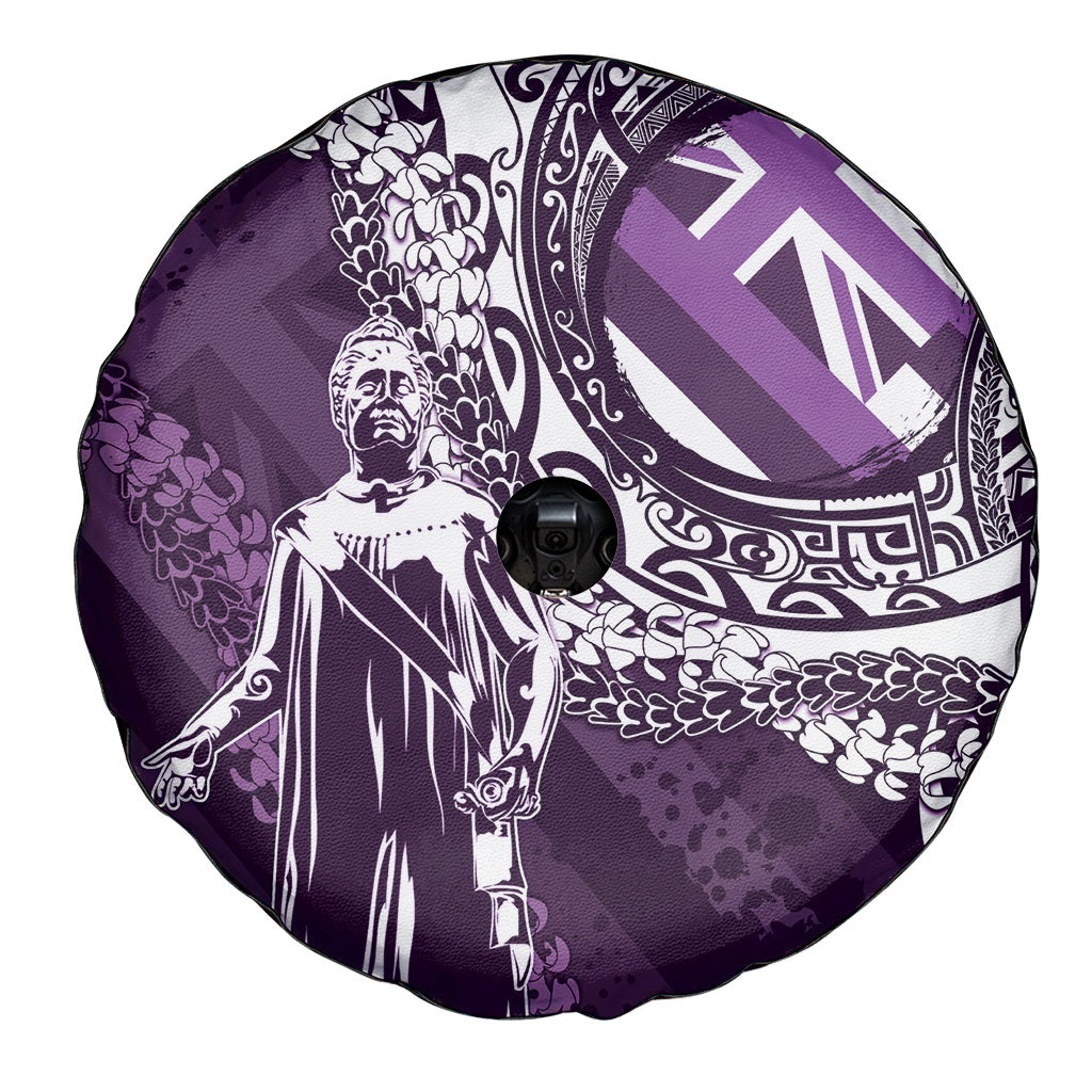 Hawaii Queen Liliuokalani Spare Tire Cover Hawaiian Maile Lei Flag Style LT05 - Polynesian Pride