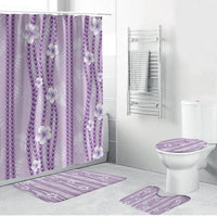 Hawaii Queen Liliuokalani Bathroom Set Lavender Lei Pua Kalaunu LT05 Bathroom Set (4 pcs) Lavender - Polynesian Pride
