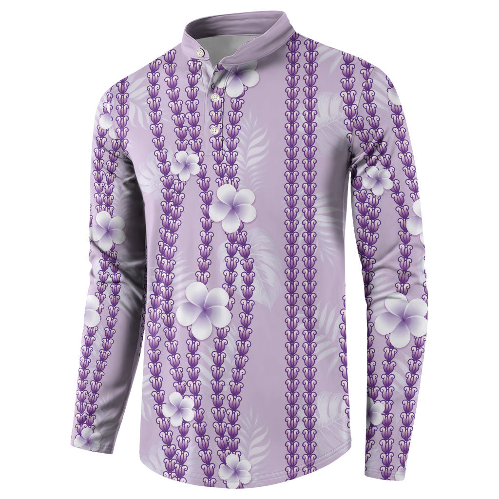 Hawaii Queen Liliuokalani Button Sweatshirt Lavender Lei Pua Kalaunu LT05 - Polynesian Pride