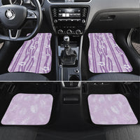 Hawaii Queen Liliuokalani Car Mats Lavender Lei Pua Kalaunu LT05 Set 4pcs Lavender - Polynesian Pride