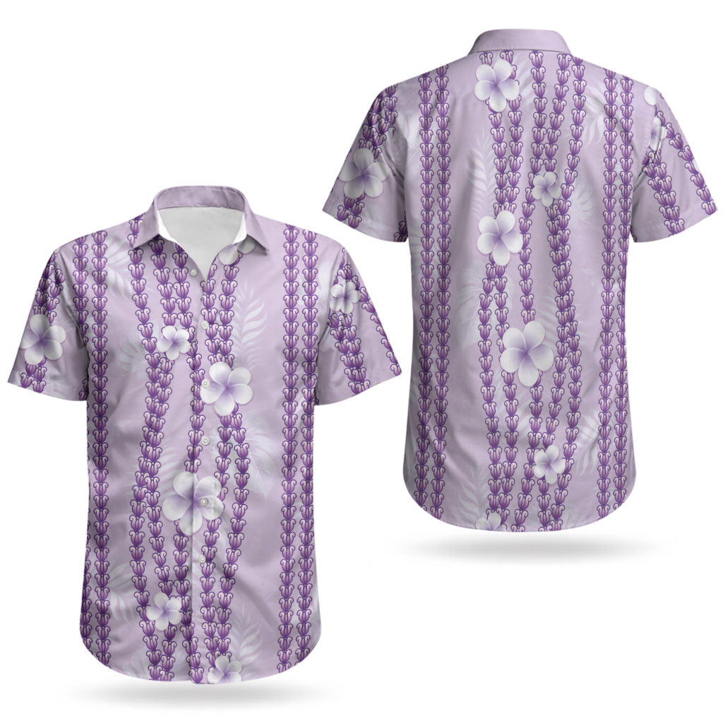 Hawaii Queen Liliuokalani Couples Matching Summer Maxi Dress and Hawaiian Shirt Lavender Lei Pua Kalaunu LT05 - Polynesian Pride