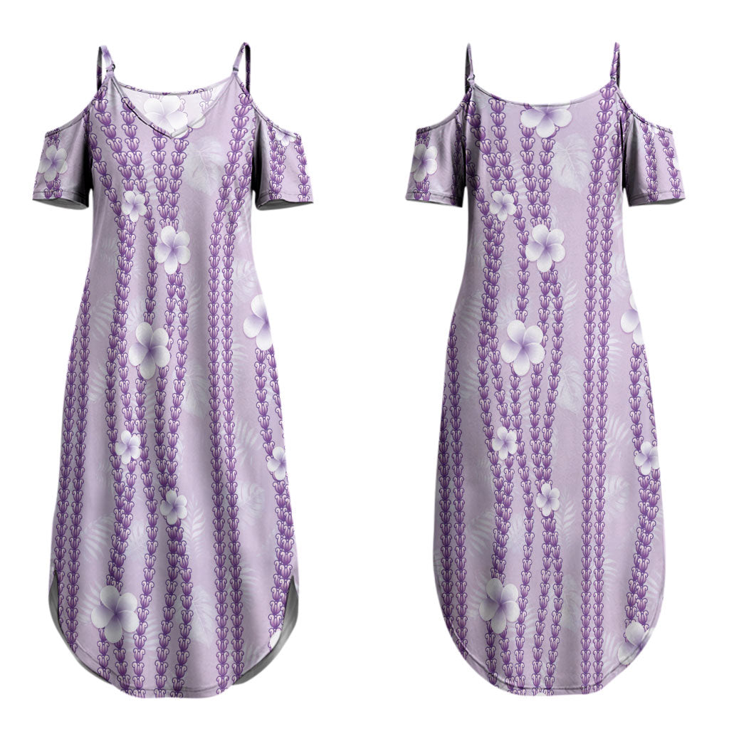 Hawaii Queen Liliuokalani Couples Matching Summer Maxi Dress and Hawaiian Shirt Lavender Lei Pua Kalaunu LT05 - Polynesian Pride