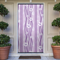 Hawaii Queen Liliuokalani Door Cover Lavender Lei Pua Kalaunu LT05 Lavender - Polynesian Pride