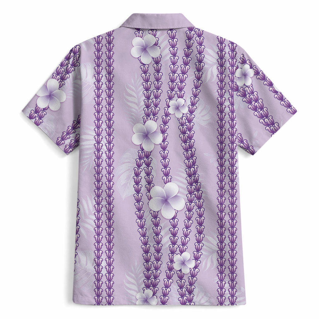 Hawaii Queen Liliuokalani Hawaiian Shirt Lavender Lei Pua Kalaunu LT05 - Polynesian Pride
