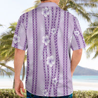 Hawaii Queen Liliuokalani Hawaiian Shirt Lavender Lei Pua Kalaunu LT05 - Polynesian Pride