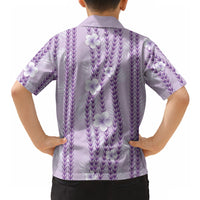 Hawaii Queen Liliuokalani Hawaiian Shirt Lavender Lei Pua Kalaunu LT05 - Polynesian Pride