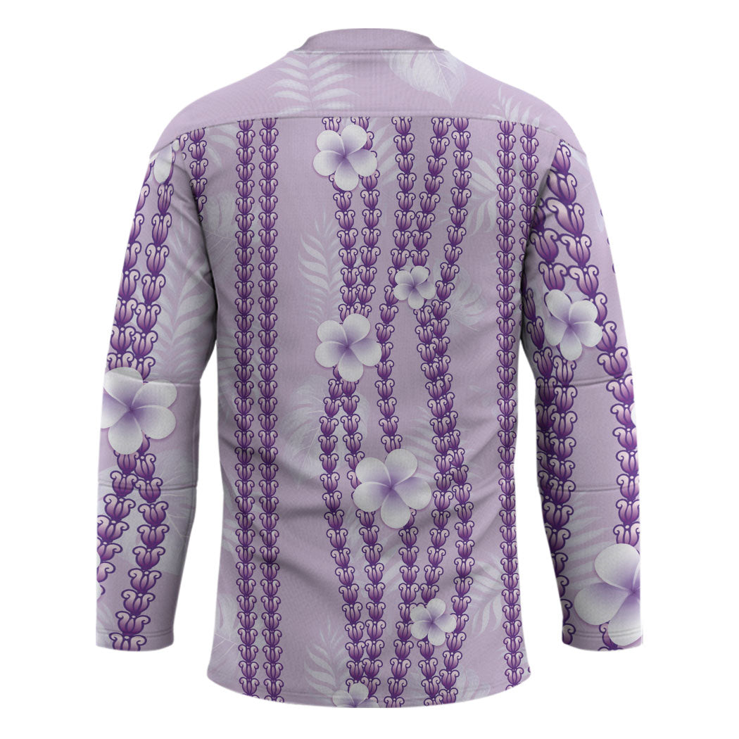 Hawaii Queen Liliuokalani Hockey Jersey Lavender Lei Pua Kalaunu LT05 - Polynesian Pride